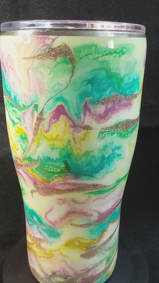 #14 Pink/Teal Swirl