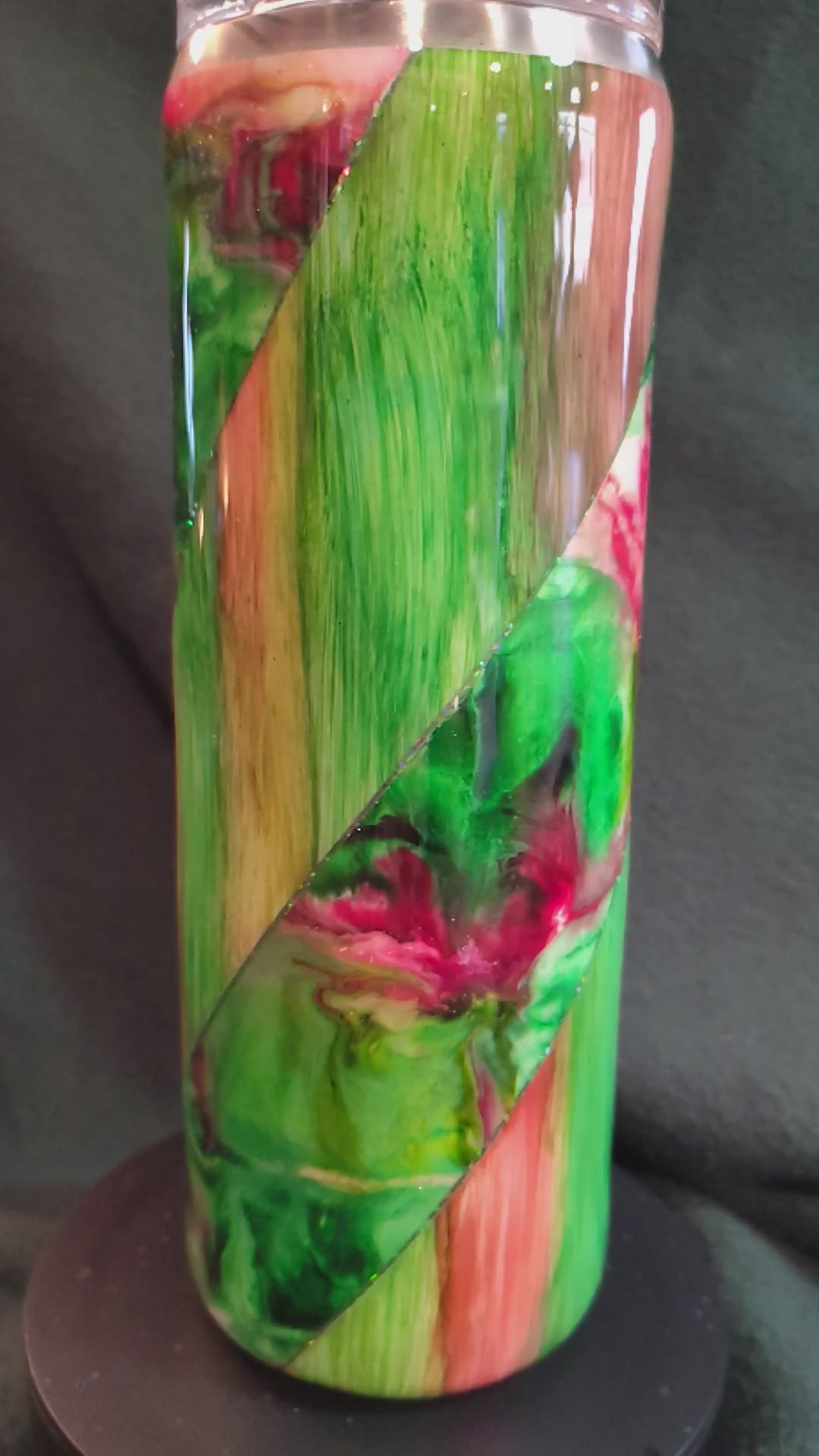 Twisted Red & Green #1