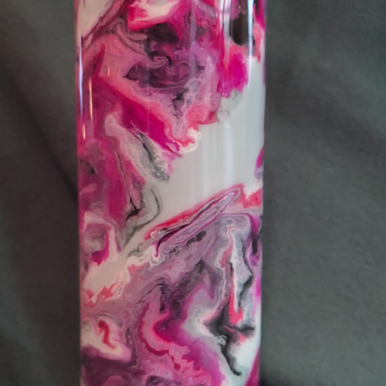 Pink & Grey marble #3