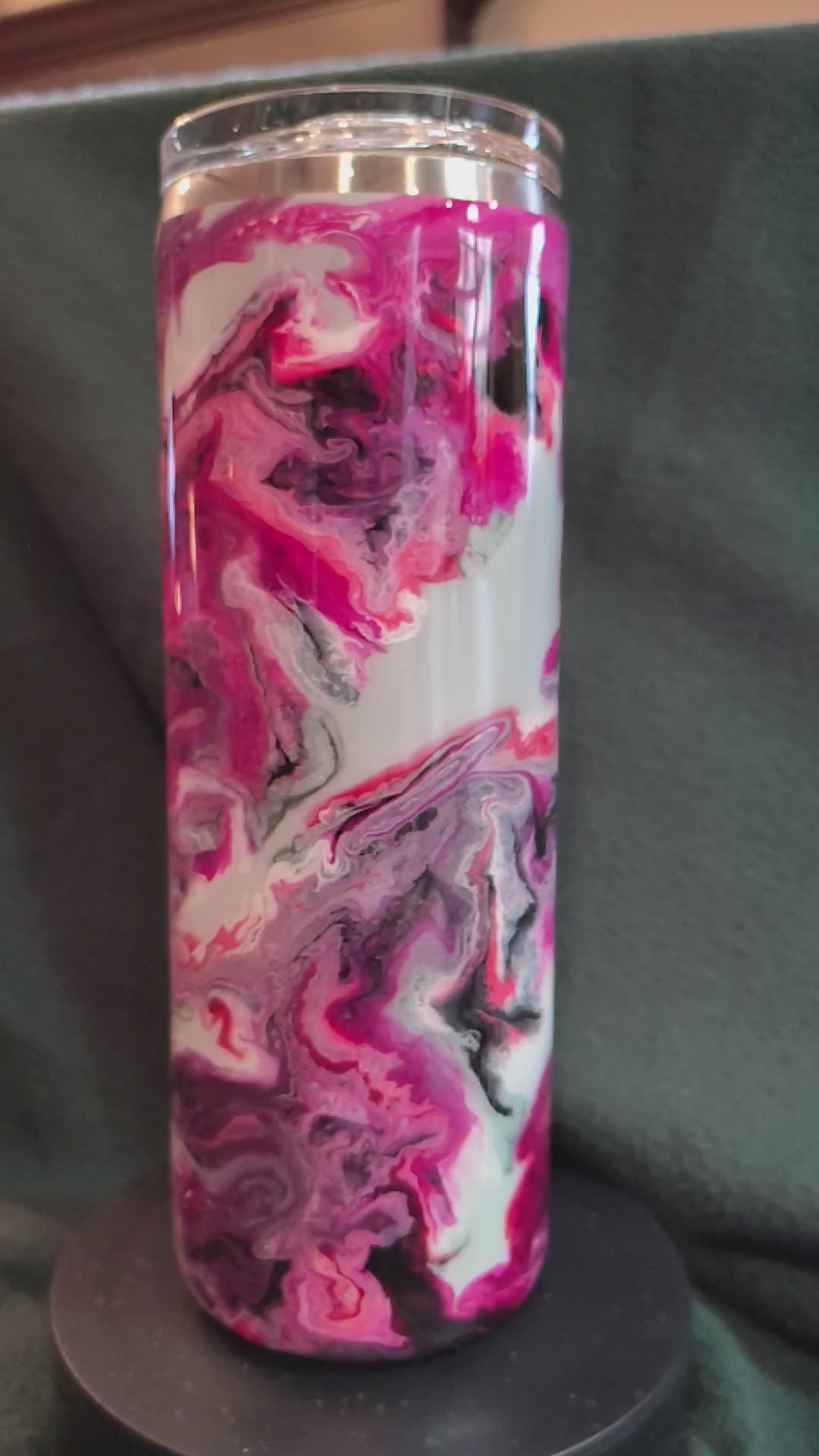 Pink & Grey marble #3
